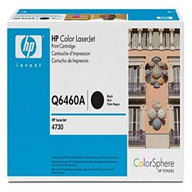 HP Toner Cartridge (Black) for Color LaserJet 4730 Series Printer - Q6460A