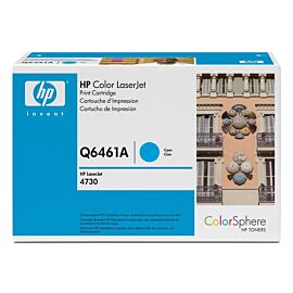HP Toner Cartridge (Cyan) for Color LaserJet 4730 Series Printer - Q6461A