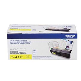 Brother Yellow Standard Yield, 1800 Pages, 1-Pack Toner Cartridge - TN431Y