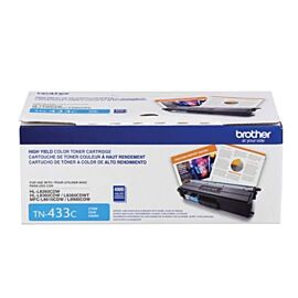 Brother TN433 Cyan 4K High Yield Toner Cartridge - TN433C