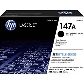 HP 147A Black, Laser, 10500 Pages Original Toner Cartridge - W1470A